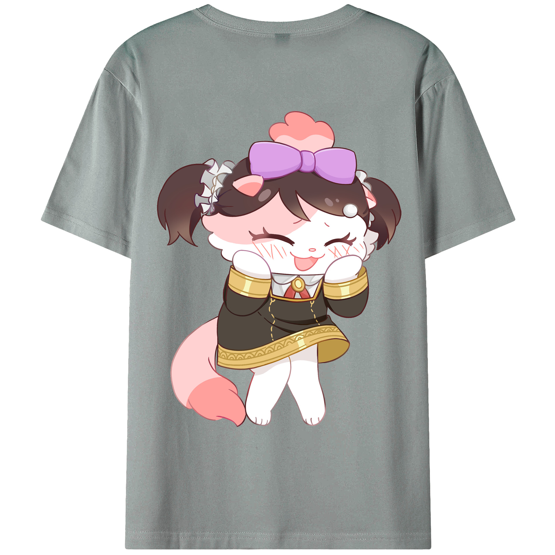 （画像用） SPY×FAMILY间谍家家酒 綿100％ メンズ半袖Tシャツ（バックプリント） 通気性